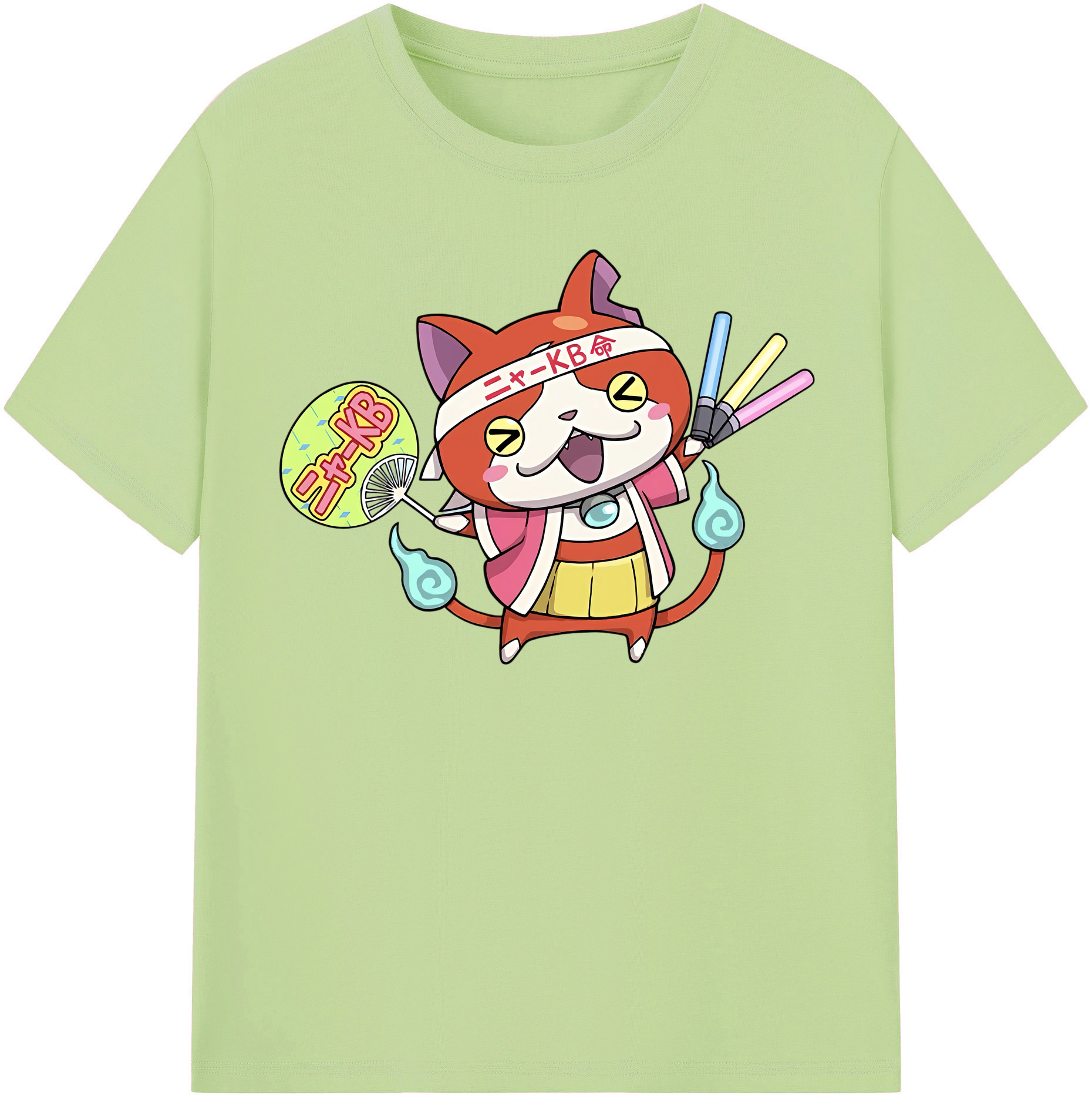 （画像用） 妖怪ウォッチ Yo-kai Watch 綿100％半袖Tシャツ（フロントプリント）